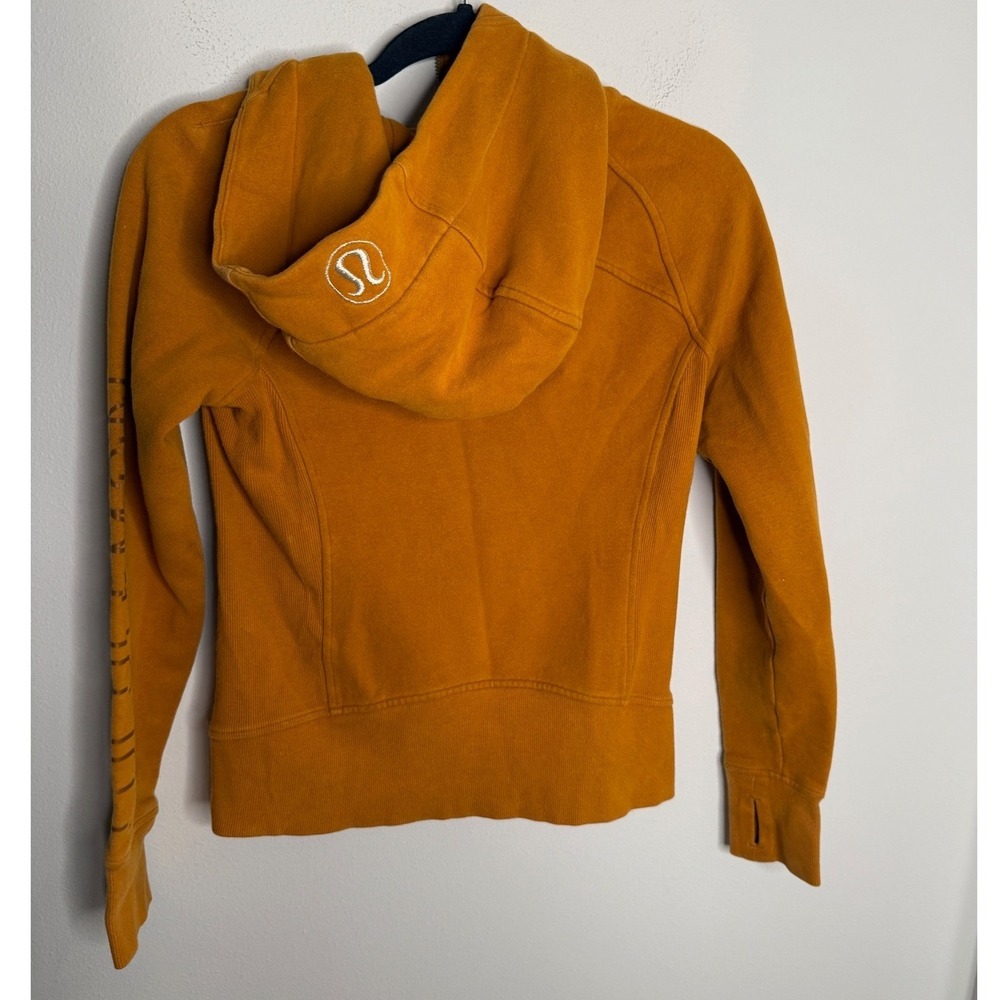 Lululemon Scuba Women's 4 Gold Lunar New Year Hoodie Zip Up Jacket Casual Gym - Picture 4 of 7
